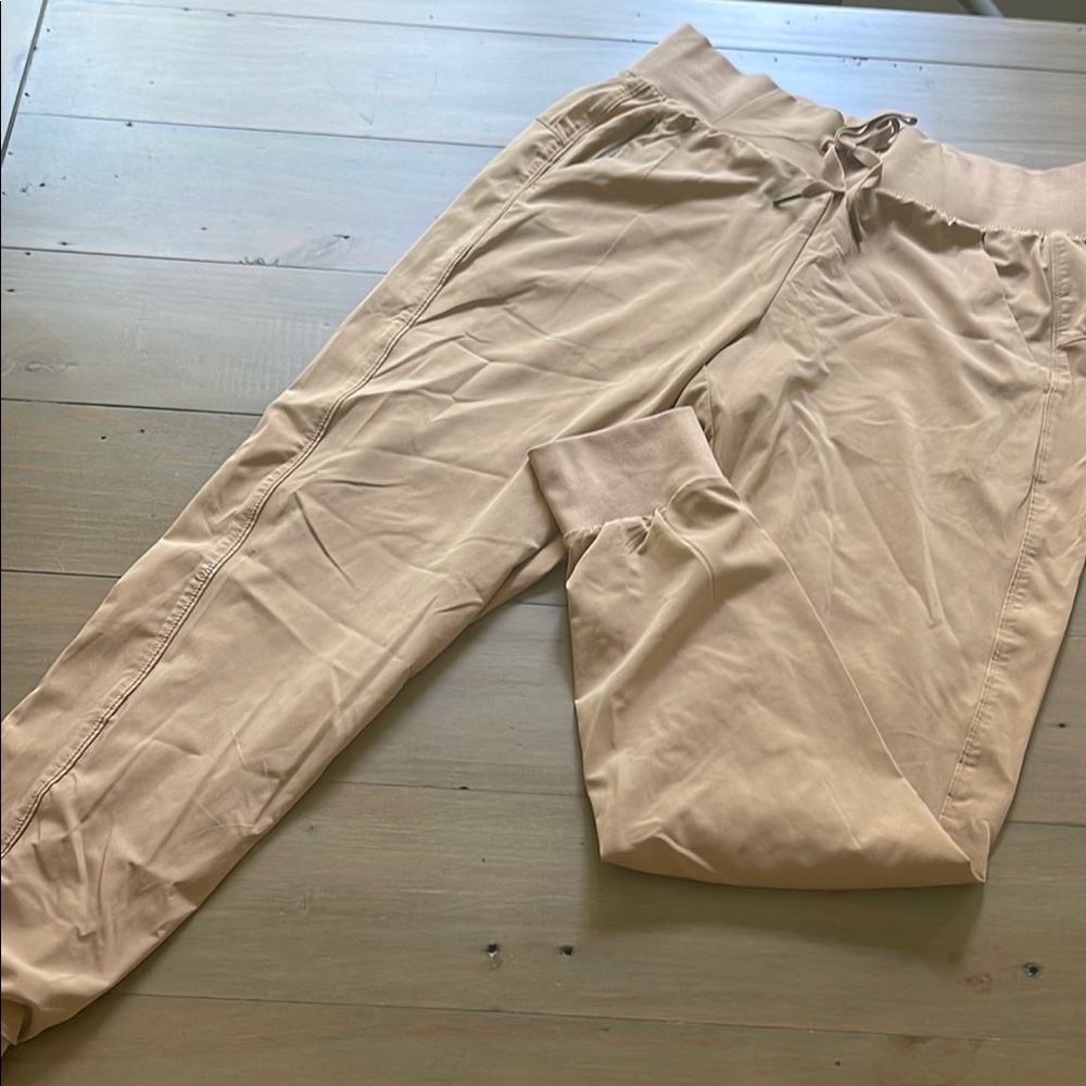 All in Motion Tan Track Pants Joggers